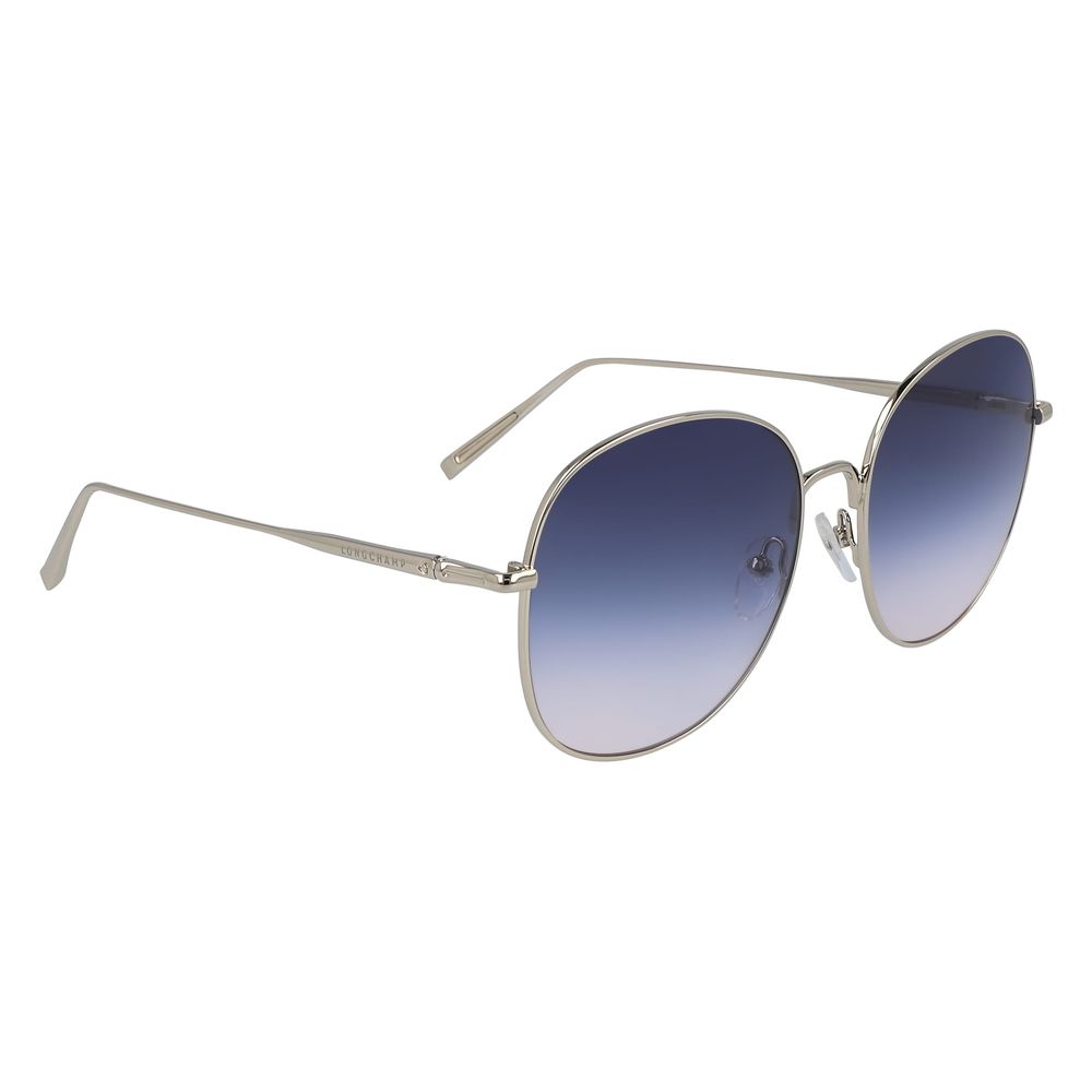 Longchamp Gold Metal Sunglasses Longchamp