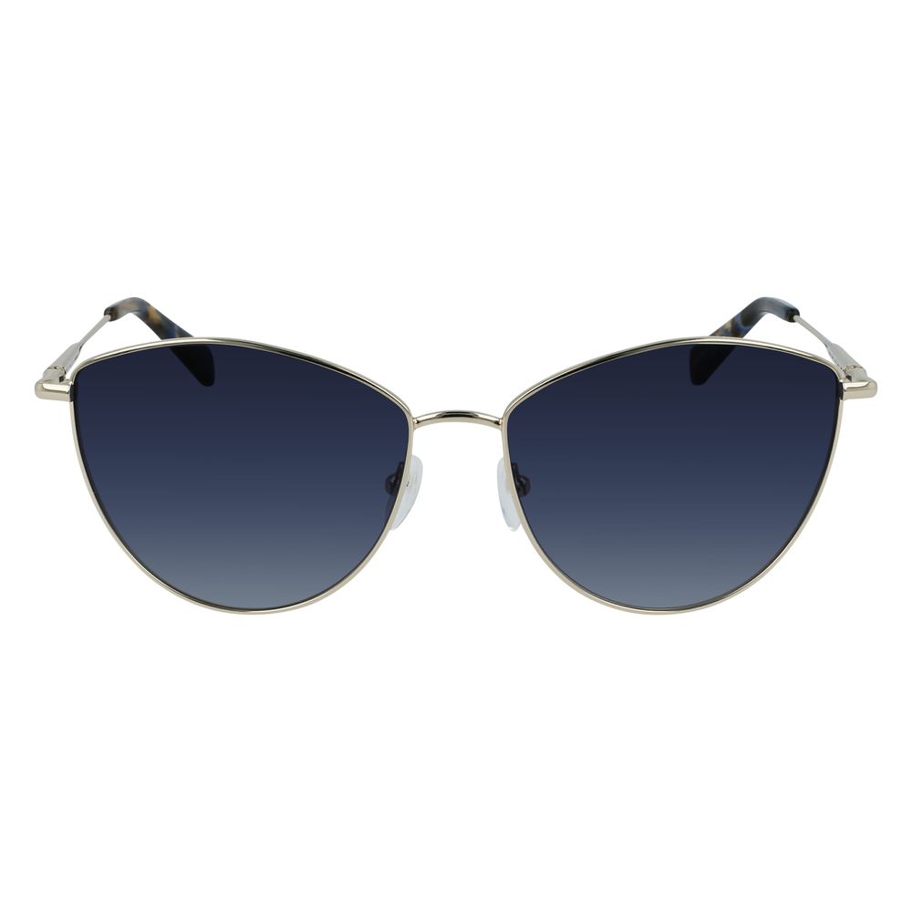 Longchamp Gold Metal Sunglasses Longchamp