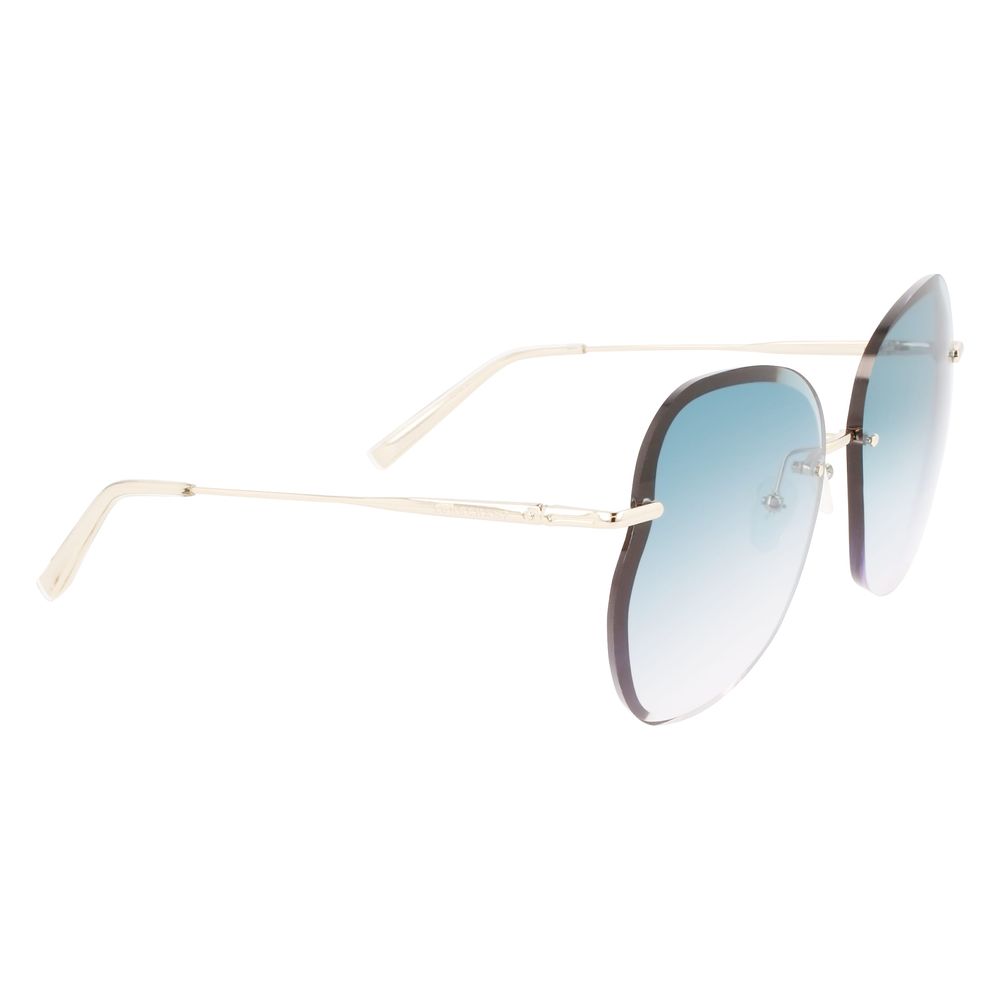 Longchamp Gold Metal Sunglasses Longchamp