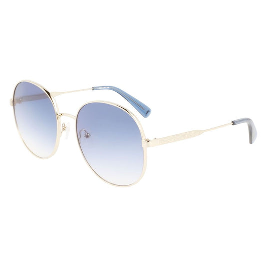 Longchamp Gold Metal Sunglasses