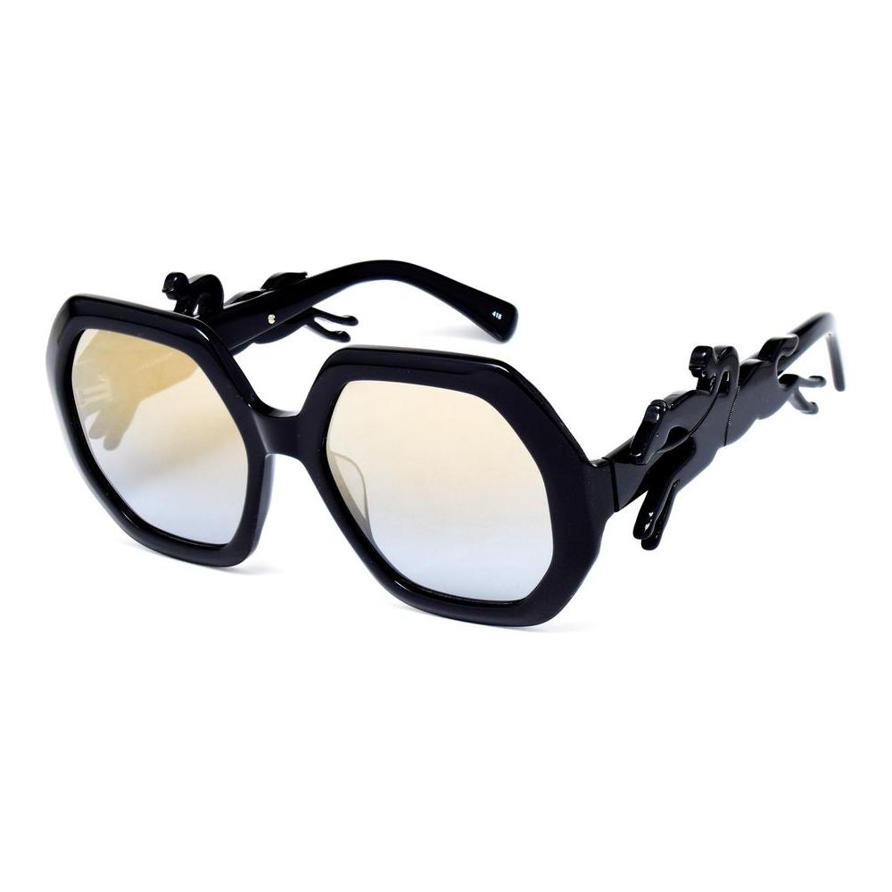 Longchamp Black Acetate Sunglasses