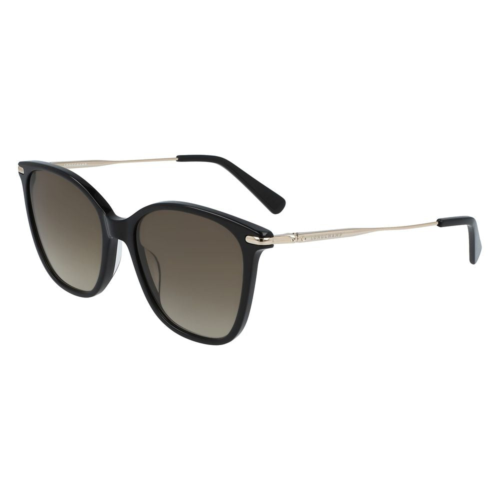 Longchamp Black Acetate Sunglasses Longchamp