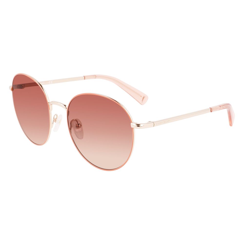 Longchamp Brown Metal Sunglasses Longchamp