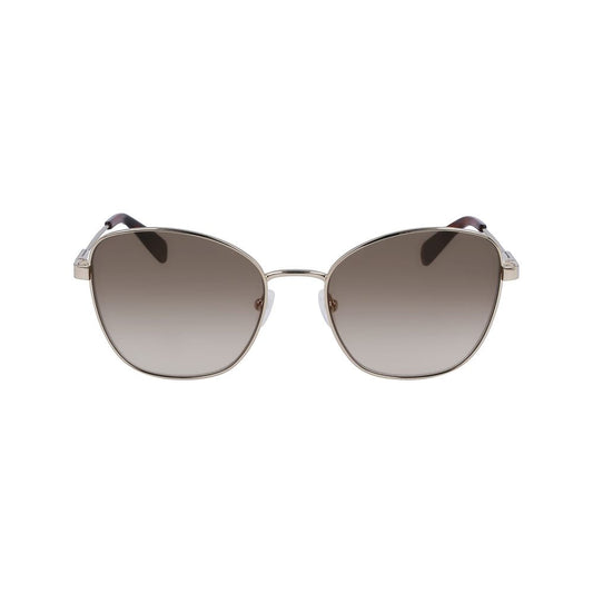 Longchamp Gold Metal Sunglasses Longchamp