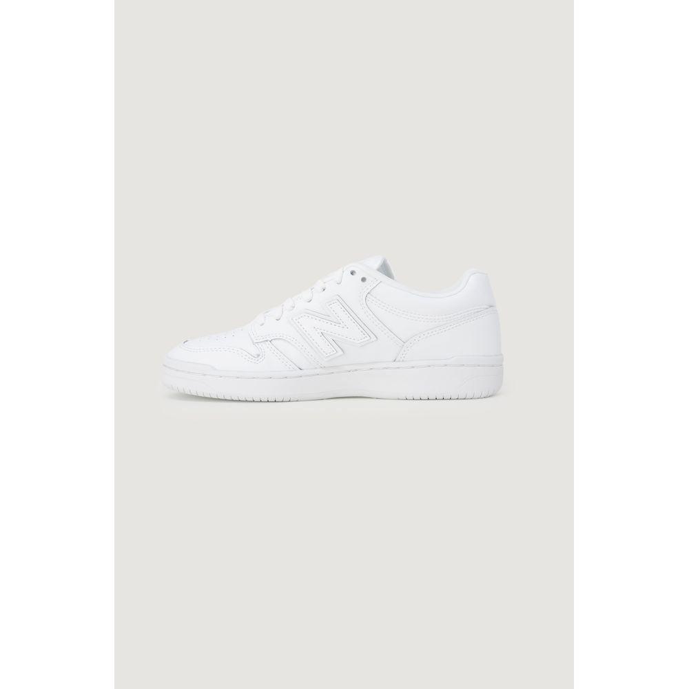 New Balance White Synthetic Leather Sneaker New Balance