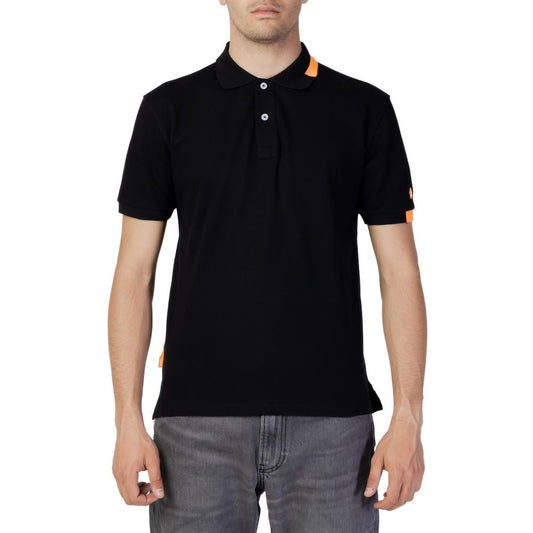 Suns Black Cotton Polo Shirt Suns