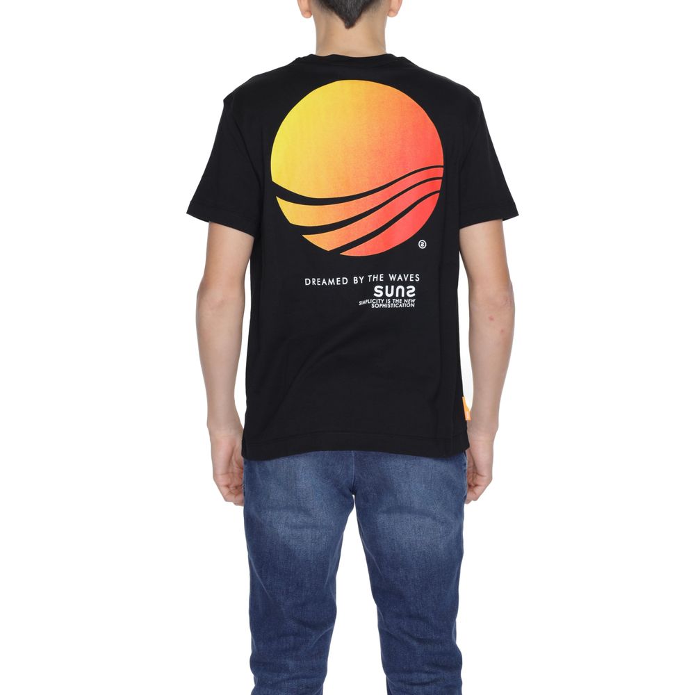 Suns Black Cotton T-Shirt Suns