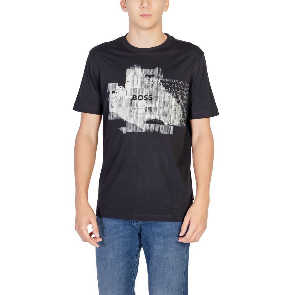 Hugo Boss Black Cotton T-Shirt Hugo Boss