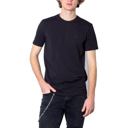 Armani Exchange Black Cotton T-Shirt