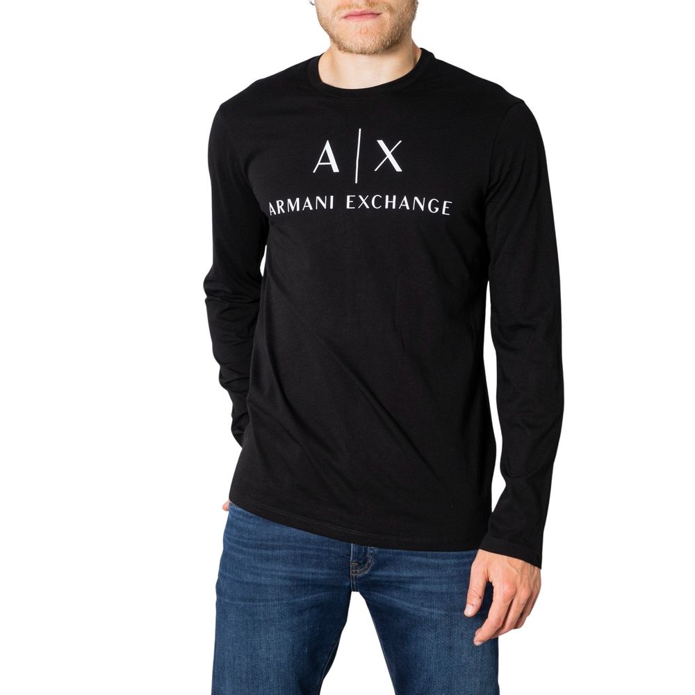 Armani Exchange Black Cotton Shirt Armani Exchange