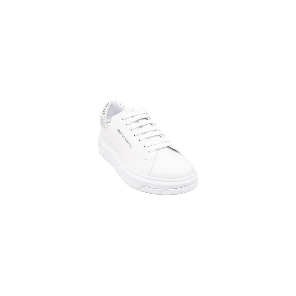 Armani Exchange White Polyester Sneaker Armani Exchange