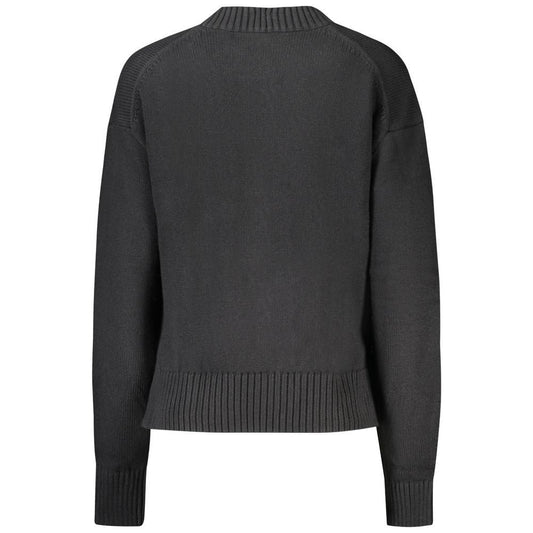 Calvin Klein Black Cotton Sweater Calvin Klein