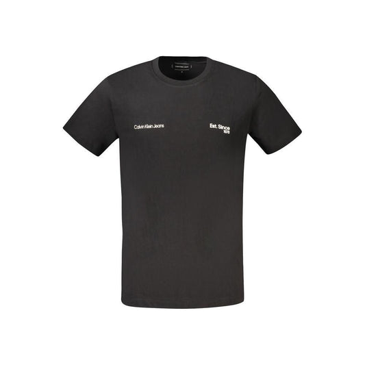 Calvin Klein Black Cotton T-Shirt Calvin Klein