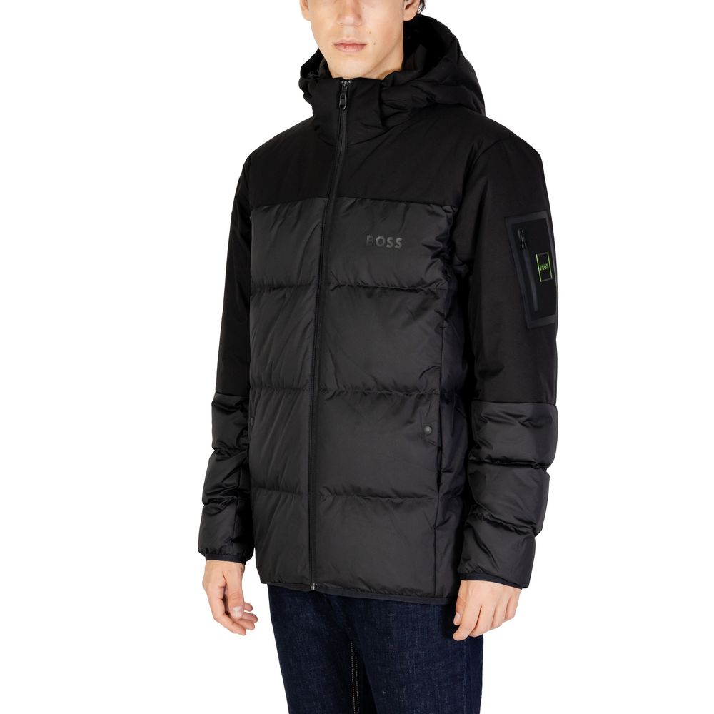 Hugo Boss Black Recycled Polyester Jacket Hugo Boss