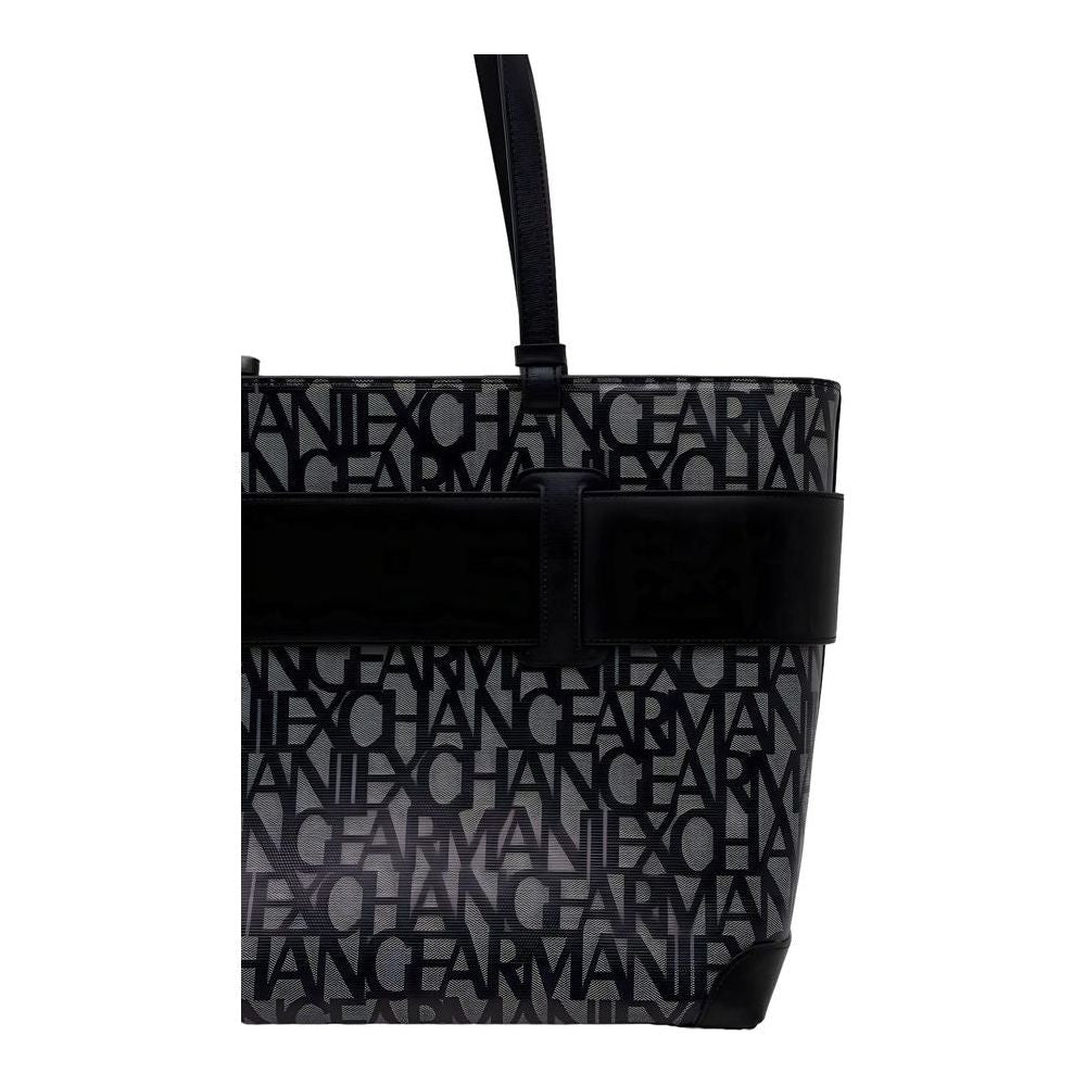 Armani Exchange Black Polyethylene Handbag Armani Exchange