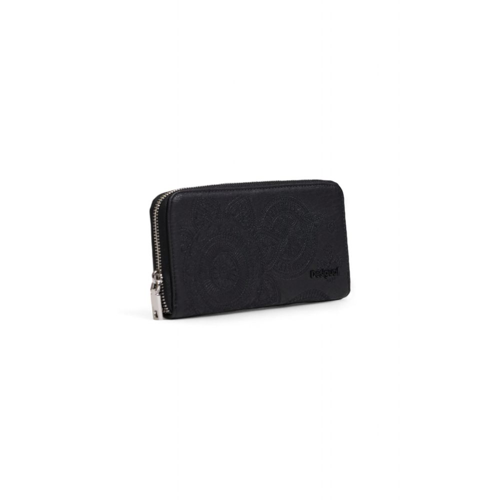 Desigual Black Polyethylene Wallet