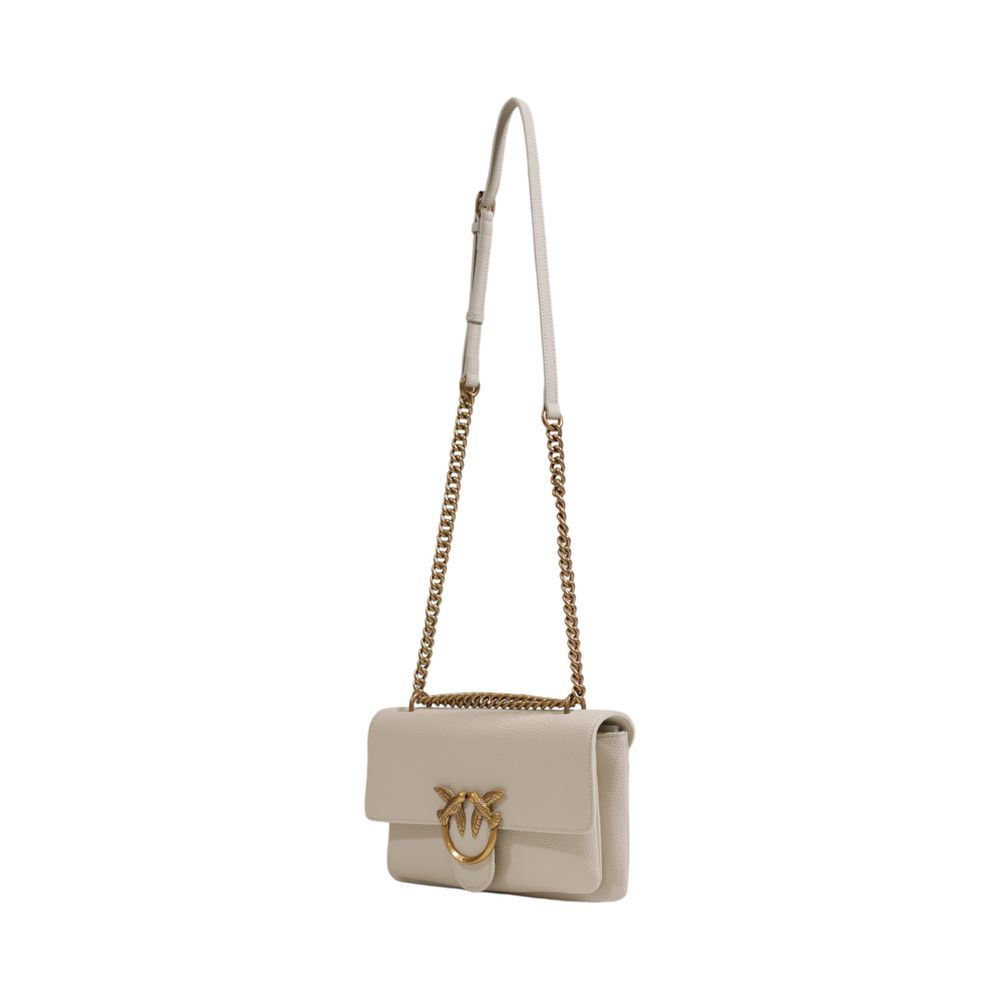 PINKO White Leather Handbag