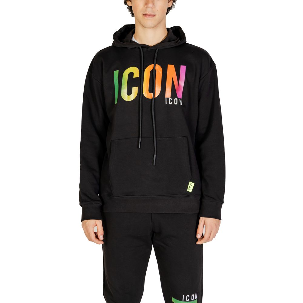 Icon Black Cotton Sweater Icon