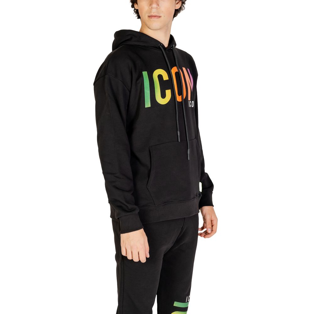 Icon Black Cotton Sweater Icon