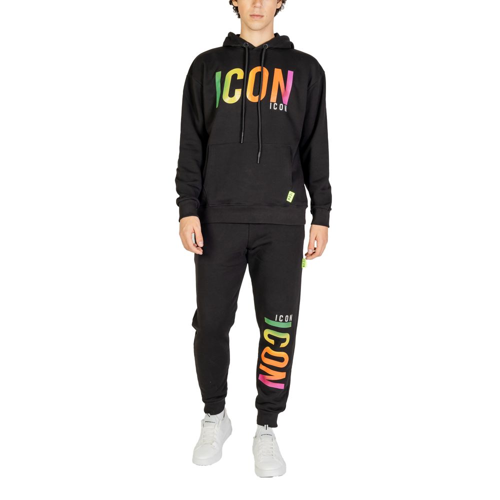 Icon Black Cotton Sweater Icon