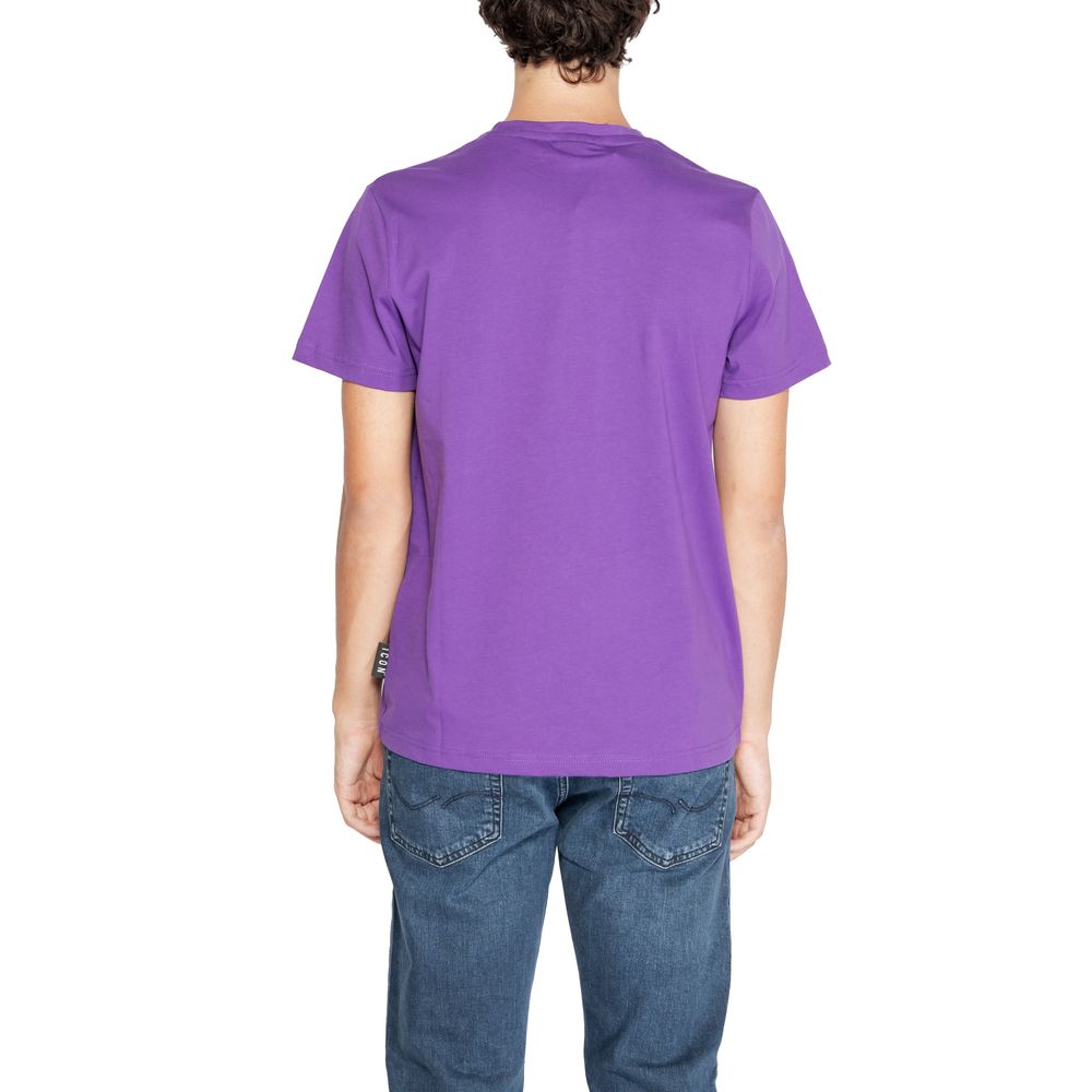 Icon Purple Cotton T-Shirt Icon