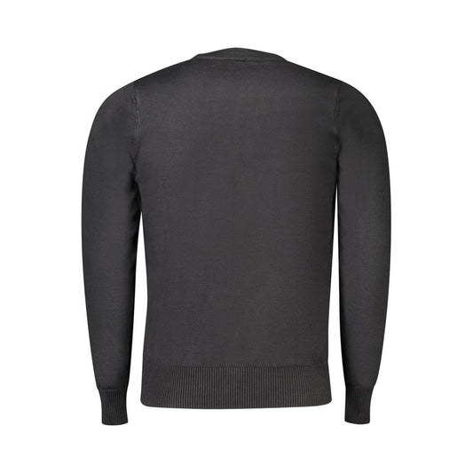 Coveri Moving Black Nylon Sweater Coveri Moving