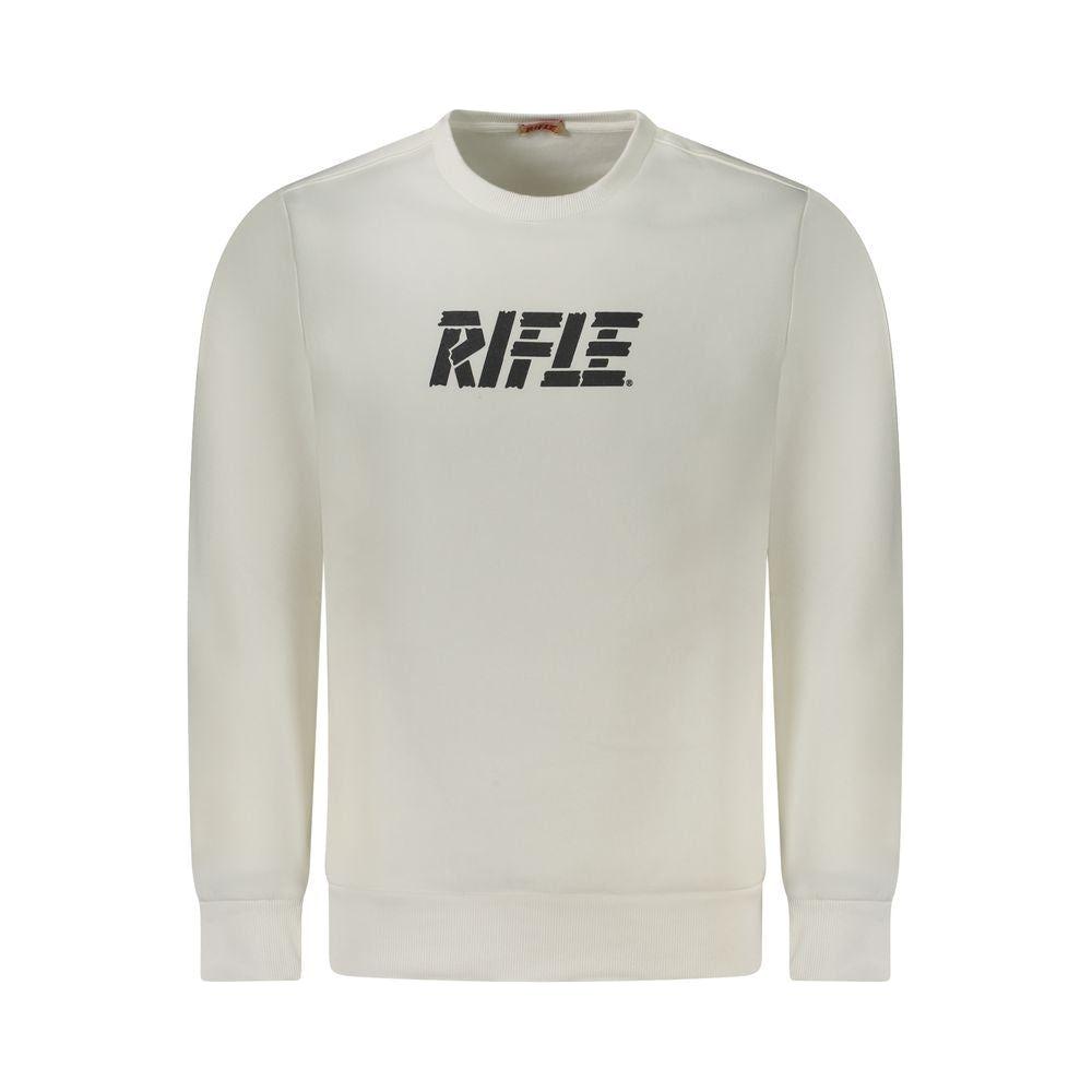 Rifle White Cotton Sweater Rifle