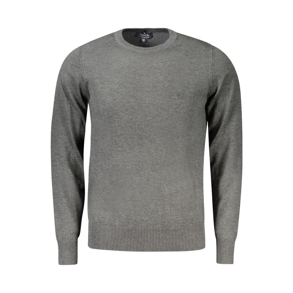 Coveri Moving Gray Nylon Sweater Coveri Moving