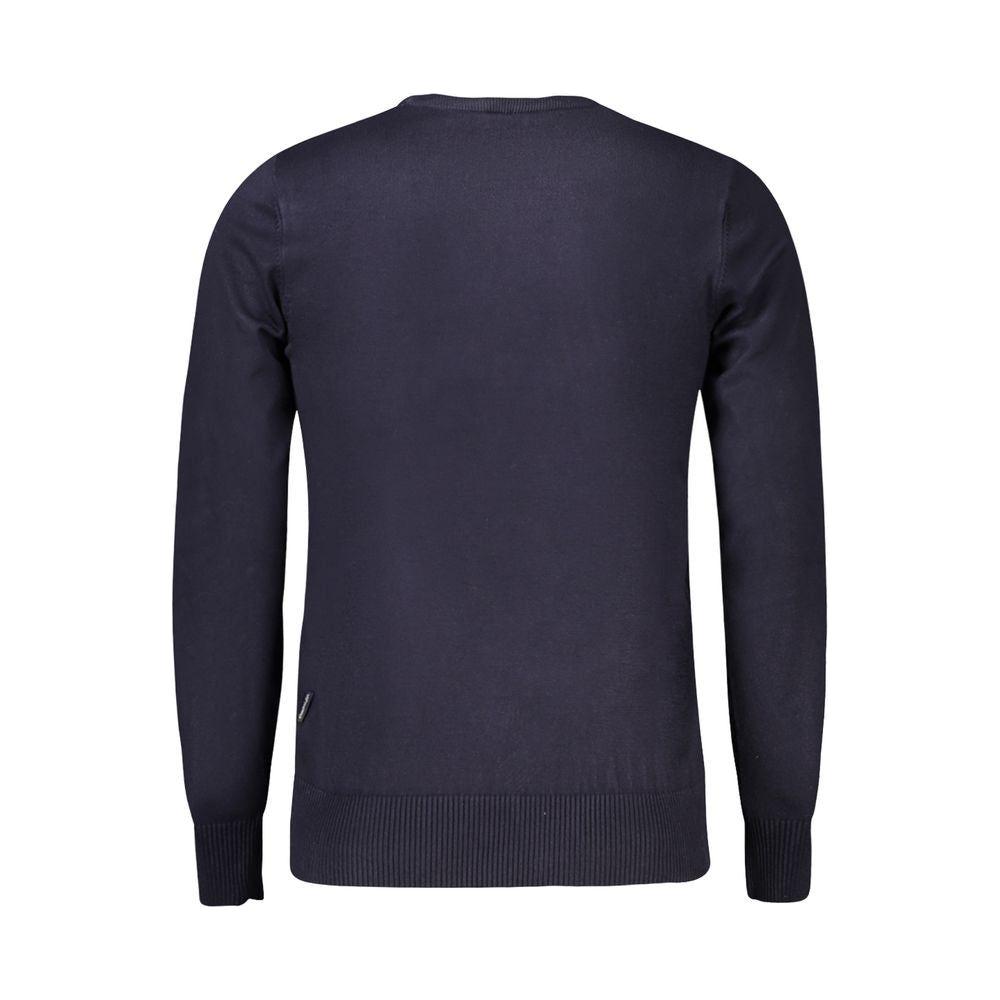 Coveri Moving Blue Nylon Sweater Coveri Moving