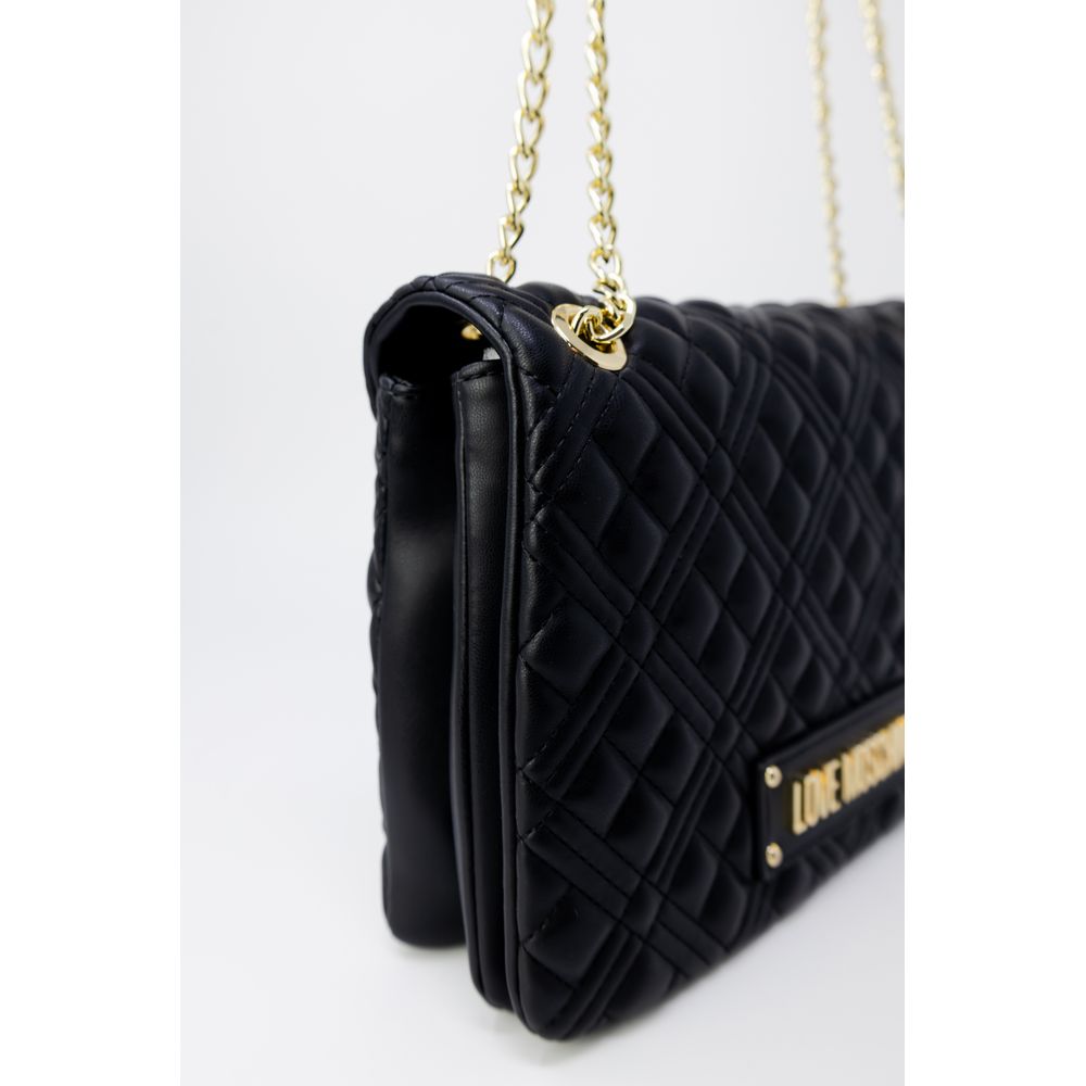 Love Moschino Gold Polyethylene Handbag Love Moschino