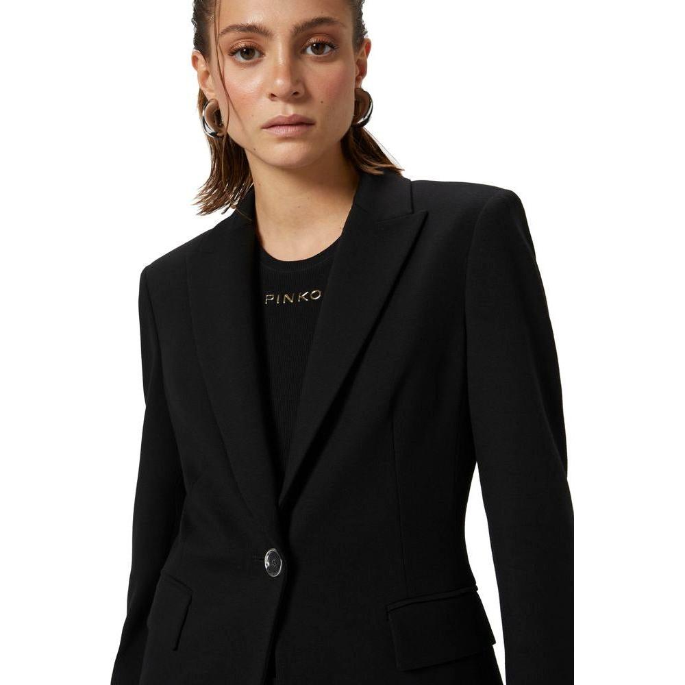 PINKO Black Polyester Suits & Blazer PINKO