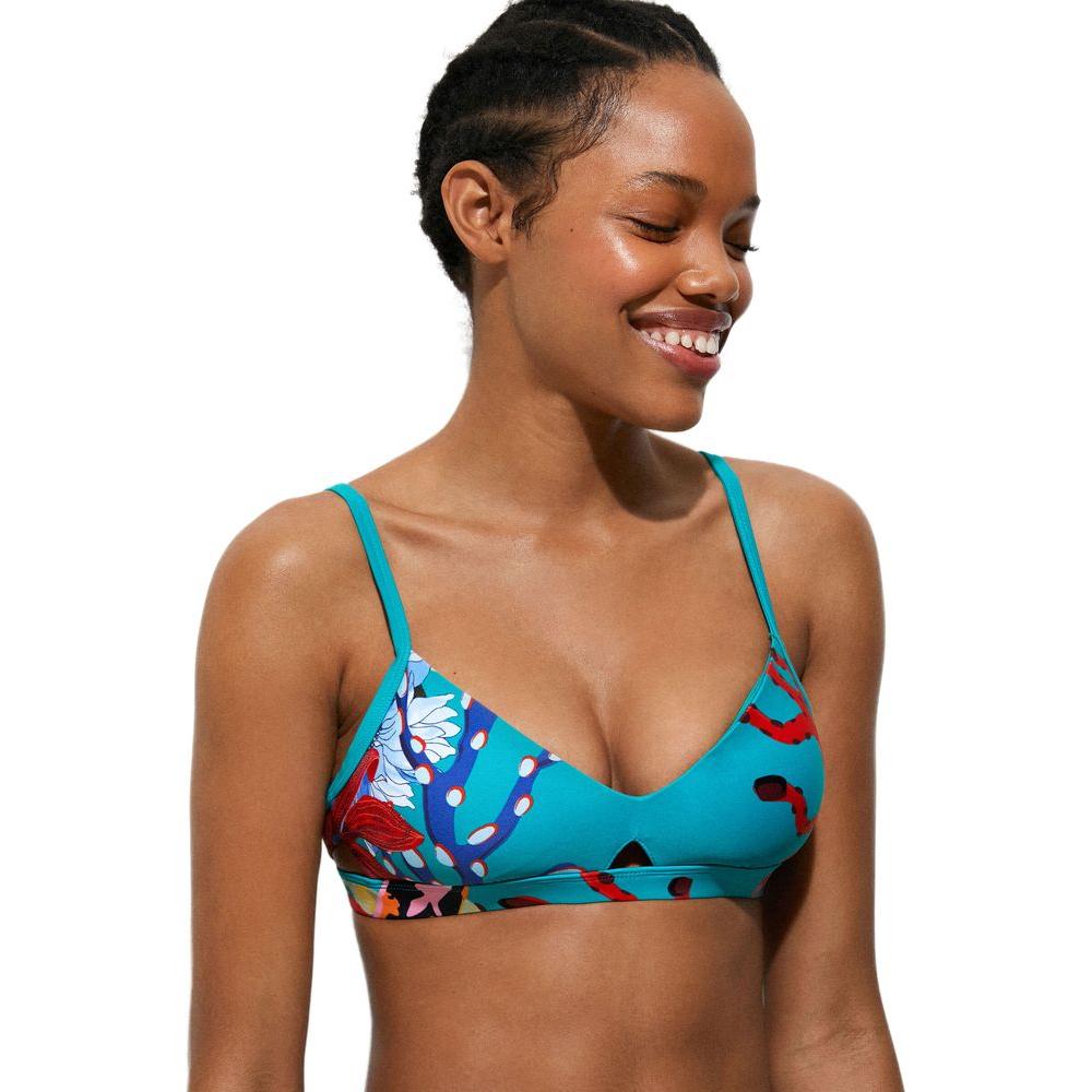 Desigual Turquoise Polyester Swimwear Desigual