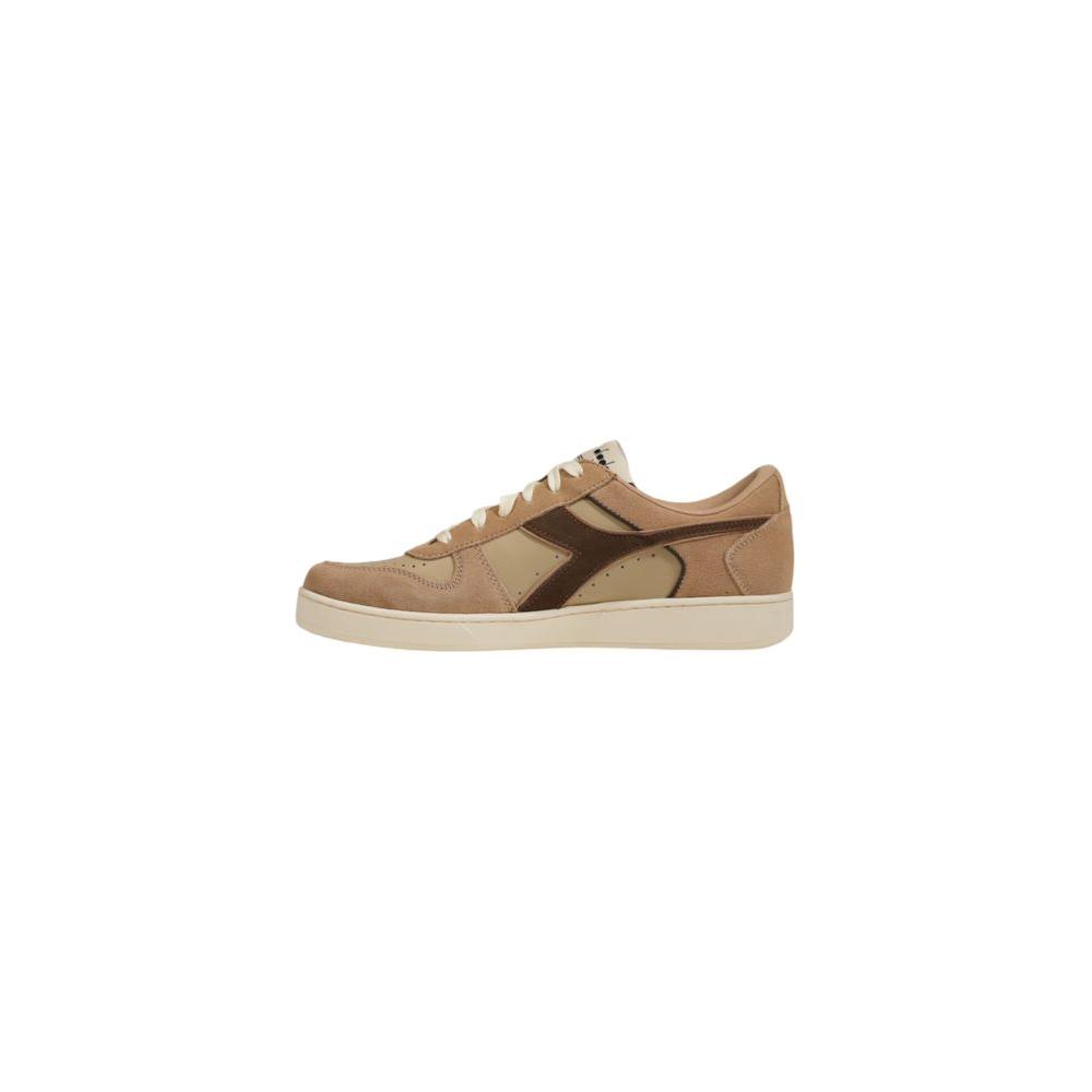 Diadora Beige Leather Sneaker Diadora