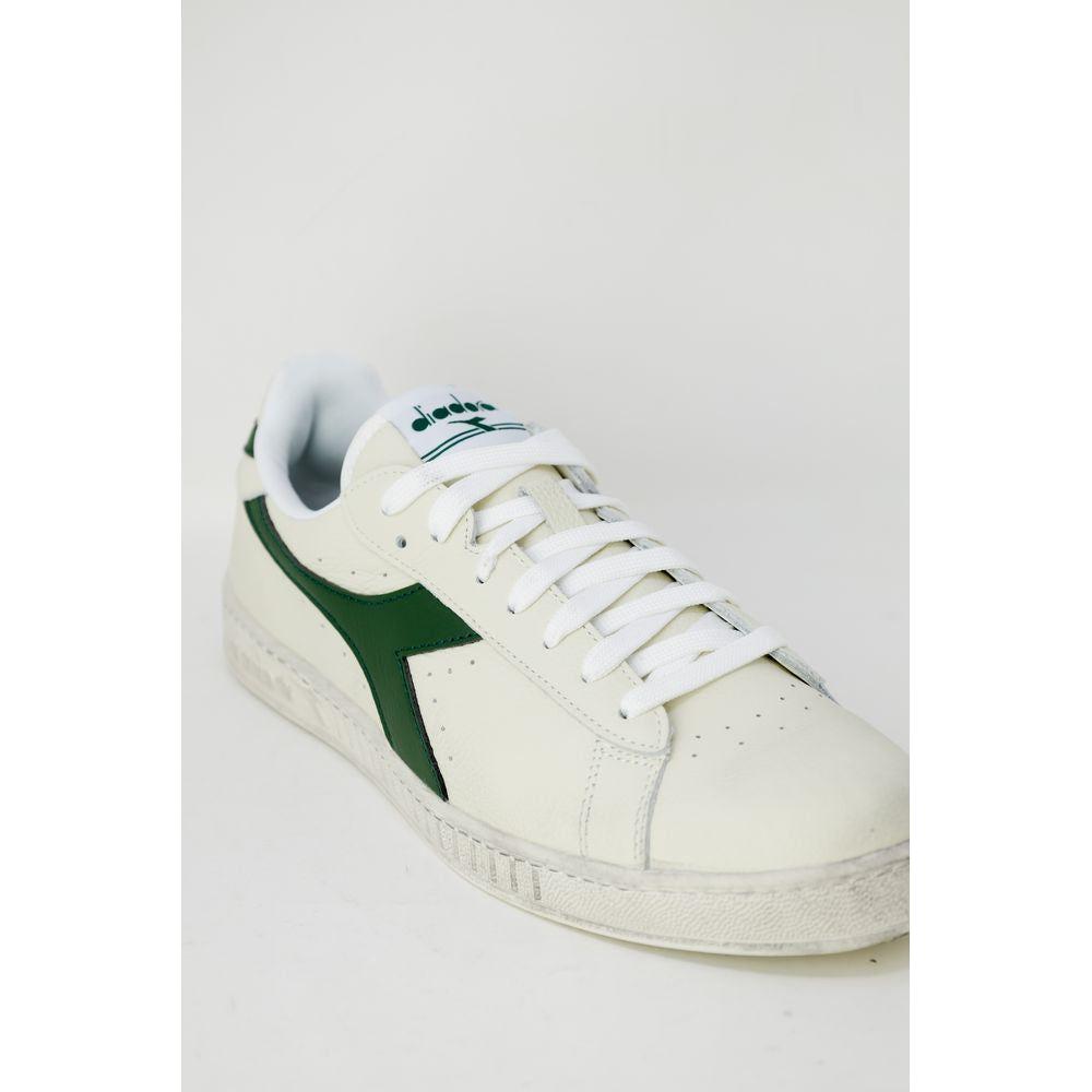 Diadora Green Synthetic Leather Sneaker Diadora