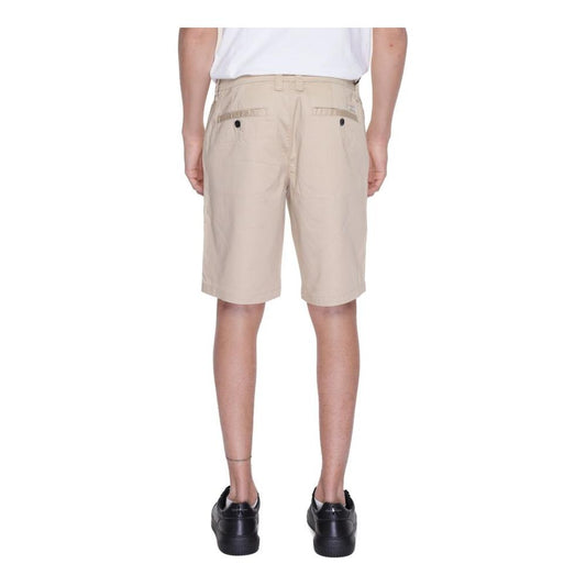 Armani Exchange Beige Cotton Short Armani Exchange