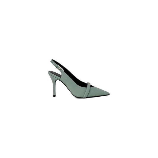 Furla Green Leather Pump Furla