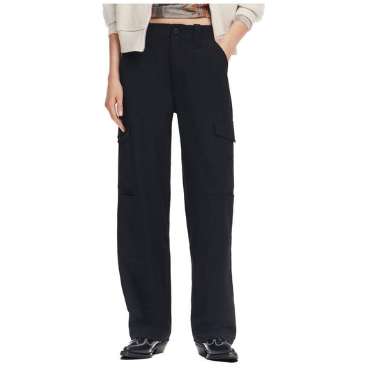 Desigual Black Polyester Jeans & Pant Desigual