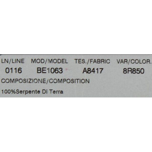 حزام من جلد الثعبان من دولتشي آند غابانا منقط بنقشة البولكا مع مشبك فضي