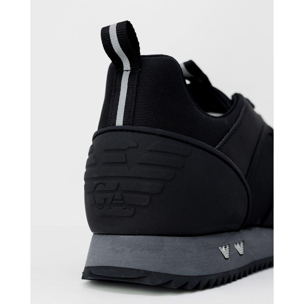 EA7 Emporio Armani Black Polyamide Sneaker EA7 Emporio Armani