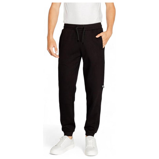 EA7 Emporio Armani Black Cotton Jeans & Pant EA7 Emporio Armani