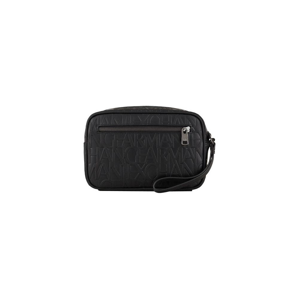 Armani Exchange Black Synthetic Leather Luggage And Travel Armani Exchange