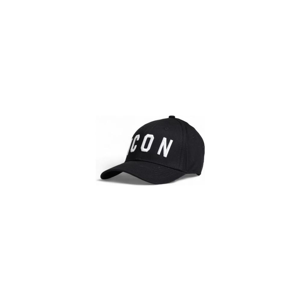 Icon Black Cotton Hats & Cap Icon