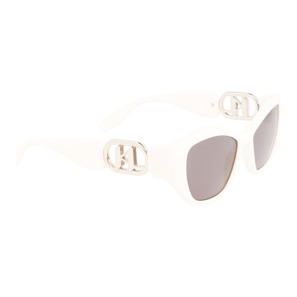 Karl Lagerfeld White Injected Sunglasses Karl Lagerfeld