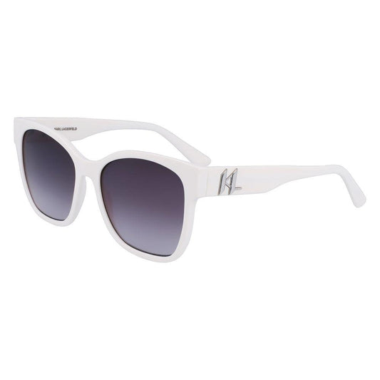 Karl Lagerfeld White Injected Sunglasses Karl Lagerfeld