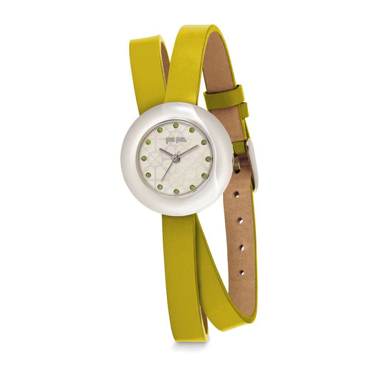 Folli Follie Yellow Leather Watch Folli Follie