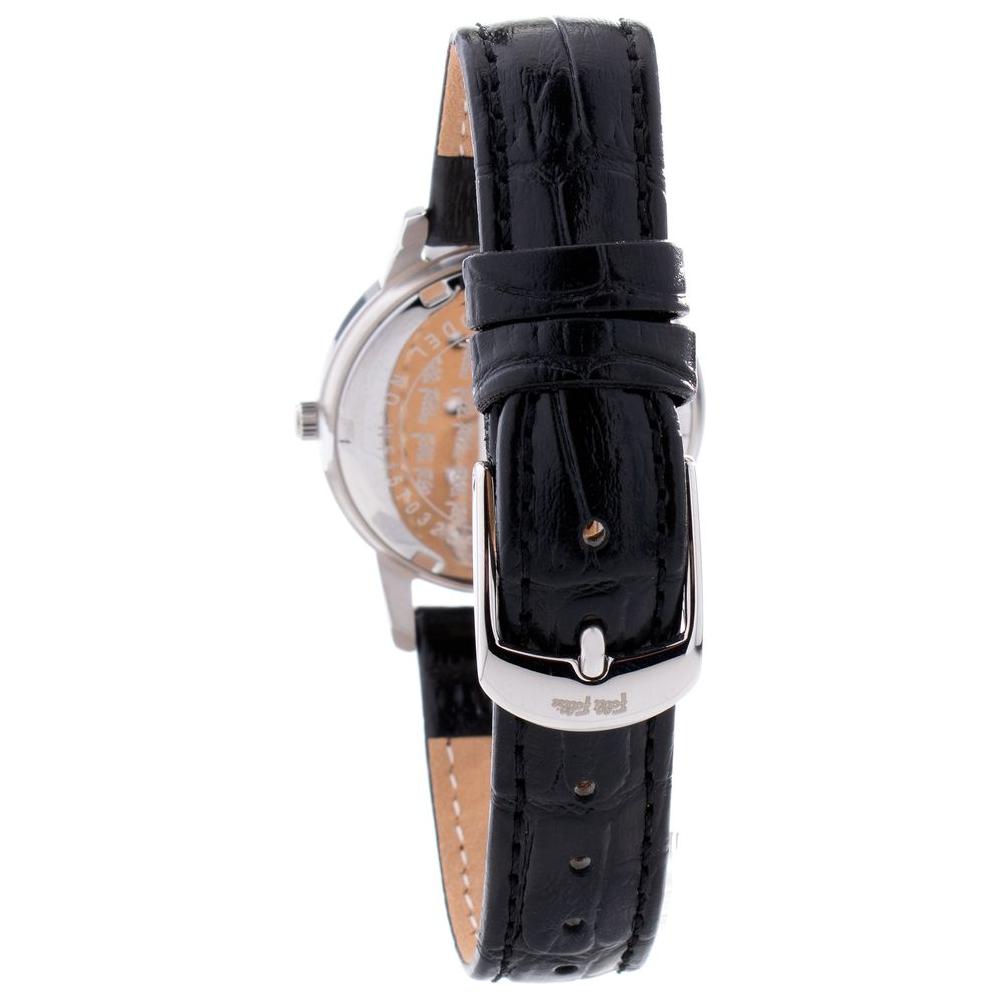 Folli Follie Black Leather Watch Folli Follie