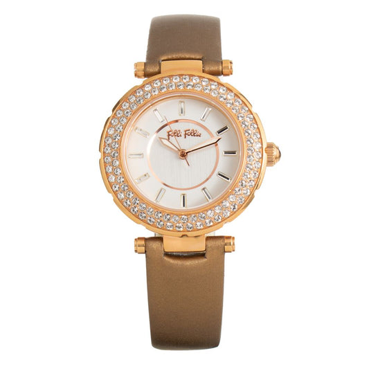 Folli Follie Brown Leather Watch Folli Follie