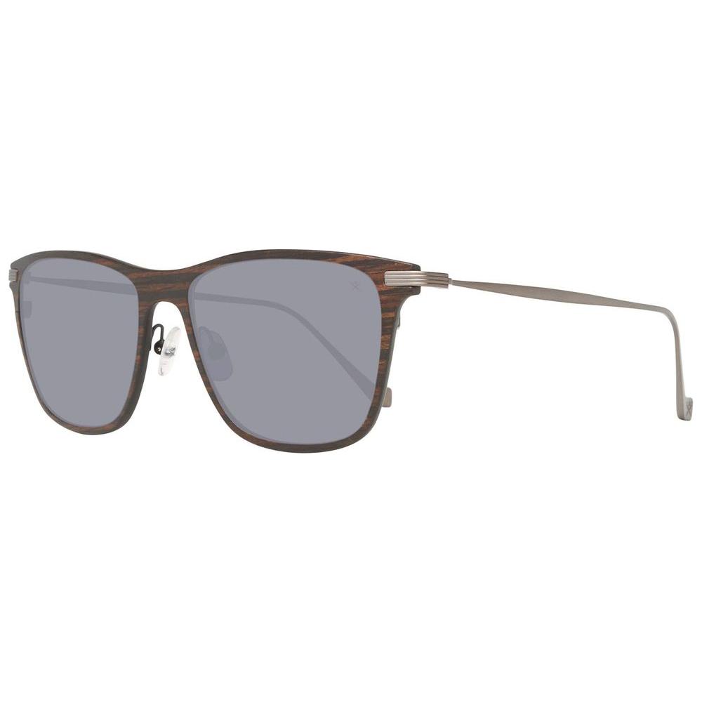 Hackett Gray Wood And Metal Sunglasses Hackett