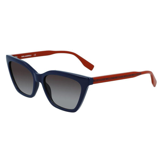 Karl Lagerfeld Blue Cp Injected Sunglasses Karl Lagerfeld