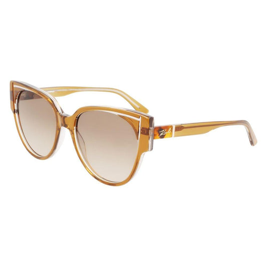 Karl Lagerfeld Brown Acetate Sunglasses Karl Lagerfeld